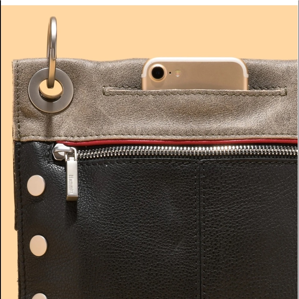 Hammitt Montana reversible crossbody pewter black